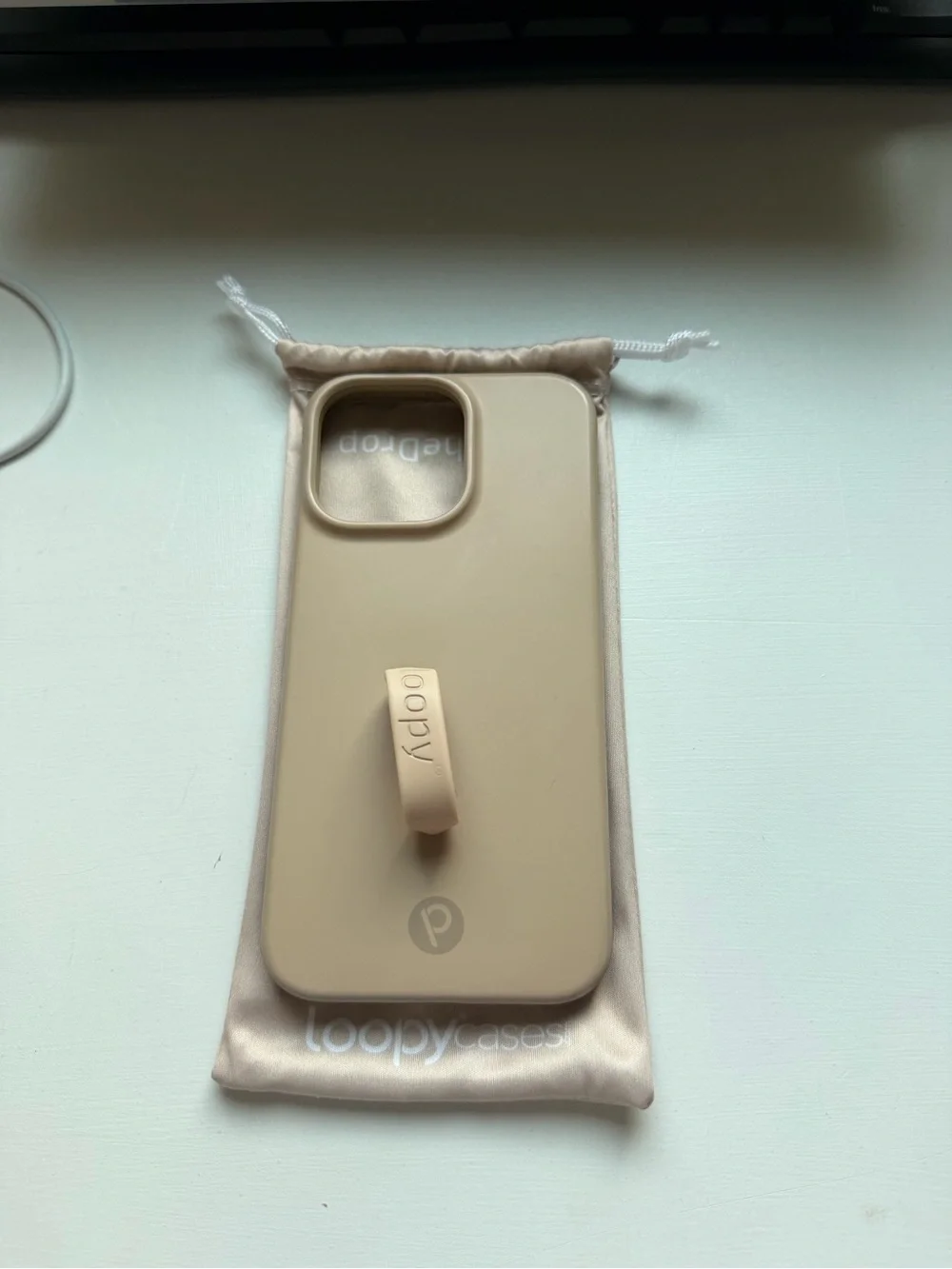 Loopy Case Sandstone Phone Case with Built-In Loop Strap